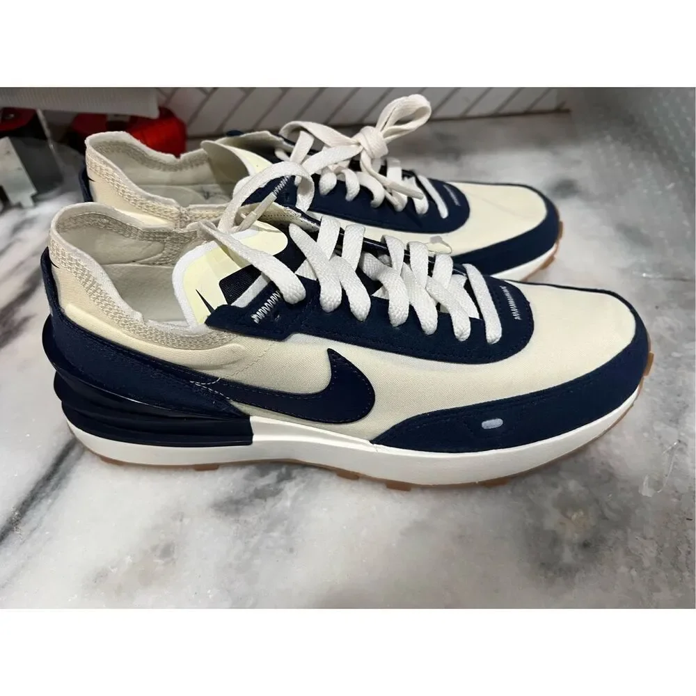 Nike Waffle One SE Coconut Milk/Midnight Navy size 7